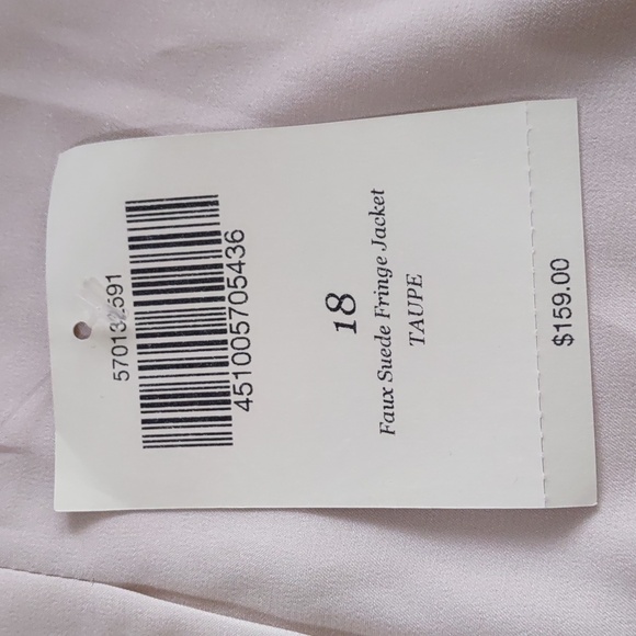 Boston Proper Faux Suede Fringe Jacket - Picture 10 of 12